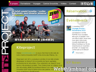 kiteproject.ca website preview
