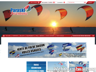 paraskiaventure.com website preview