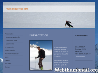 skiqueyras.com website preview