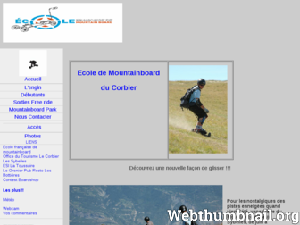 mountainboardcorbier.free.fr website preview