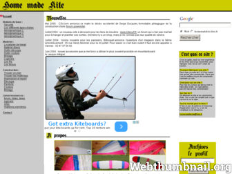 homemadekite.free.fr website preview