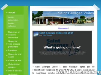 stgeorgesvoiles.fr website preview