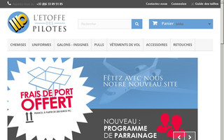 etoffe-des-pilotes.com website preview