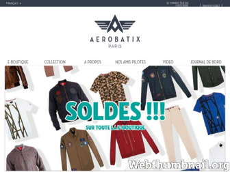 aerobatix.fr website preview