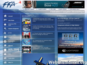 ffa-aero.fr website preview