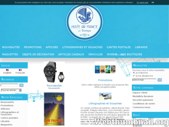 museeairfrancelaboutique.com website preview