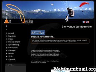 parapente-samoens.com website preview