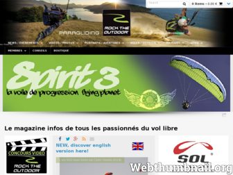 paragliding.rocktheoutdoor.com website preview