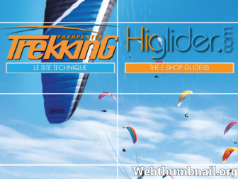 trekking-parapentes.fr website preview