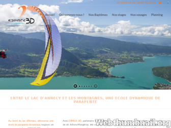 espace3d.fr website preview