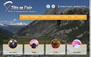 parapente05.com website preview