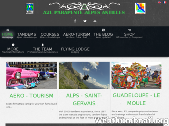 a2lparapente-alpes-antilles.com website preview