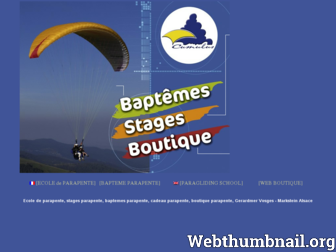 cumulus-parapente.com website preview