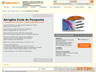 mes-annonces-parapente.com website preview