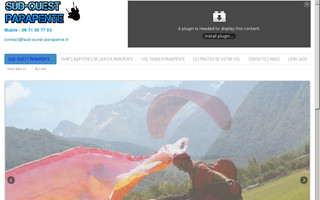 sud-ouest-parapente.fr website preview