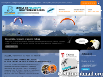 parapente-morzine.com website preview