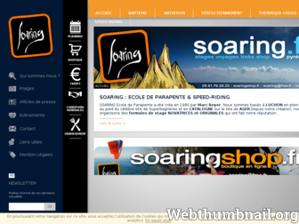soaring.fr website preview