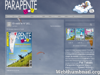 parapentemag.fr website preview