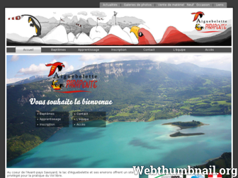 aiguebeletteparapente.fr website preview