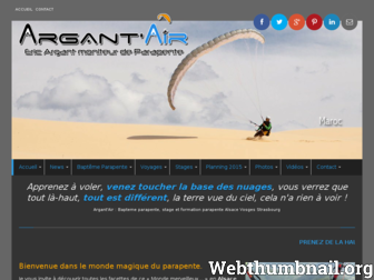 argantair.fr website preview