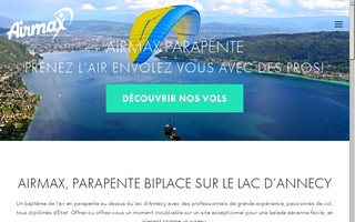 airmax-parapente.com website preview