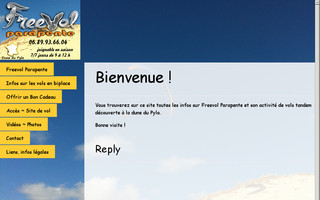 freevolparapente.com website preview