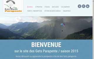 lesgets-parapente.com website preview