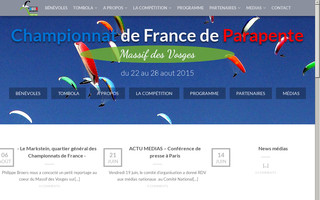 championnat-parapente.com website preview