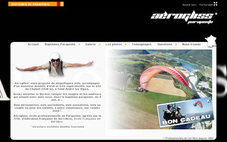 mon-bapteme-parapente.com website preview