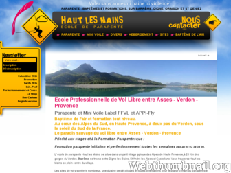 haut-les-mains.fr website preview