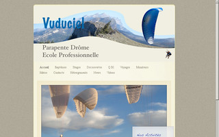 parapente-drome.com website preview