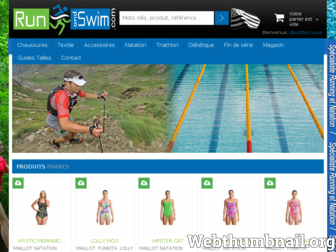 runandswim.com website preview