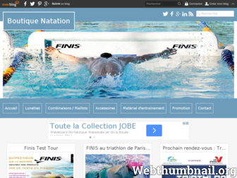 boutique-natation.over-blog.com website preview