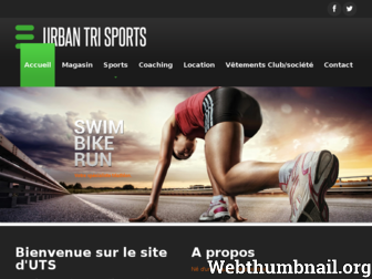 urbantrisports.be website preview