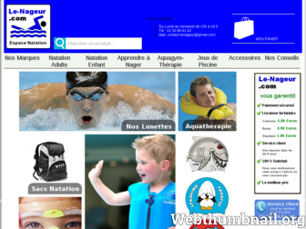 le-nageur.com website preview