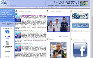 lorraine.ffnatation.fr website preview