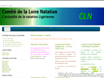 cdloirenatation.com website preview