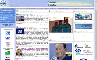 moselle.ffnatation.fr website preview