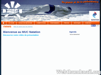 muc-natation.org website preview