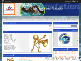 csmp-natation.com website preview