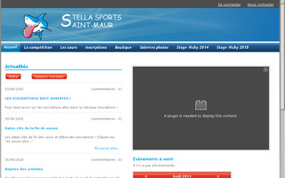 stella-natation.com website preview