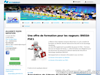 dijonnatation.com website preview