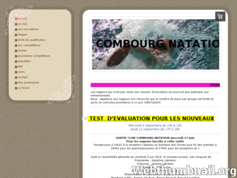 combourgnatation.jimdo.com website preview