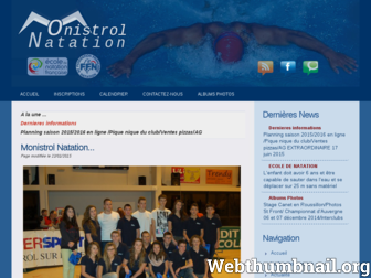 monistrolnatation.org website preview