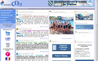 yvelines.ffnatation.fr website preview