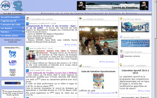 finistere.ffnatation.fr website preview
