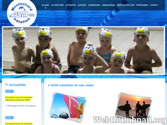 asmontbeliard-natation.fr website preview
