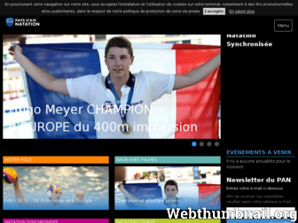 pays-aix-natation.com website preview