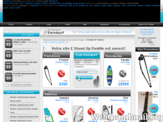 ewindsurf.fr website preview