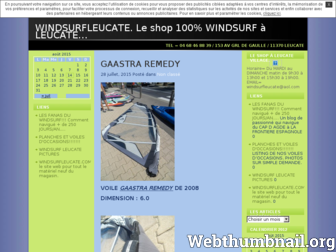 windsurfleucate.unblog.fr website preview